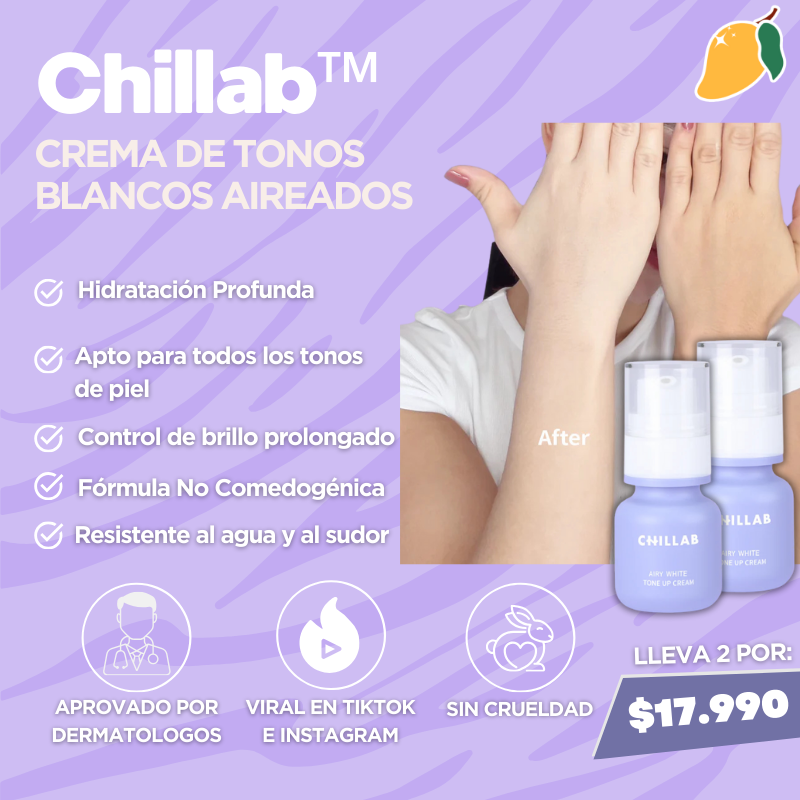 Chillab™ Crema de tonos blancos aireados