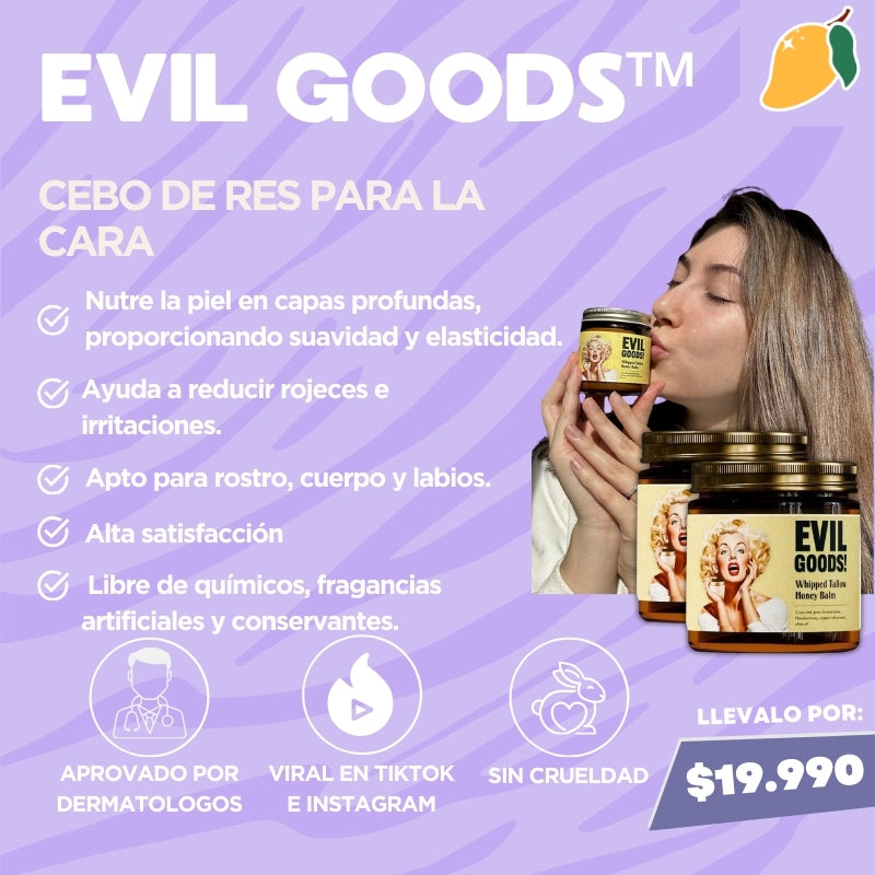 EVIL GOODS™ CEBO DE RES PARA LA CARA 2x1