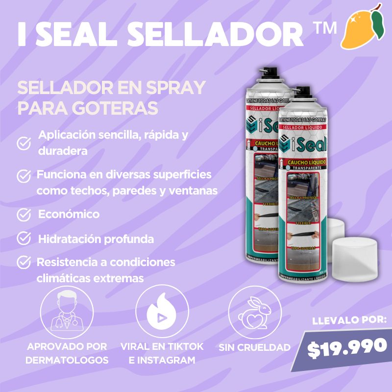 I SEAL SELLADOR ™ SELLADOR EN SPRAY PARA GOTERAS