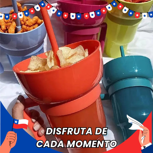 SnackSip Duo™ Vaso Snack 2 En 1 - 🎁OFERTA 2x 1 Lleva una unidad de 🎁