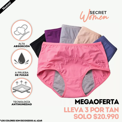 SecretWoman™: Calzones Menstruales Y Para La Incontinencia