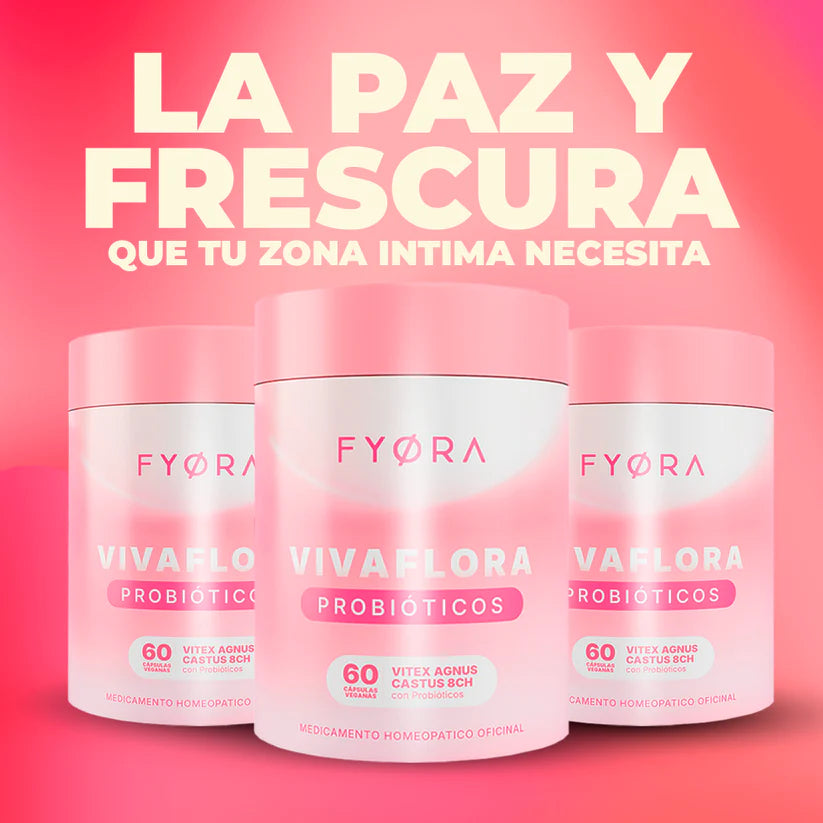 VivaFyora ™ PROBIOTICOS PARA LA HIGIENE INTIMA 2 x 1