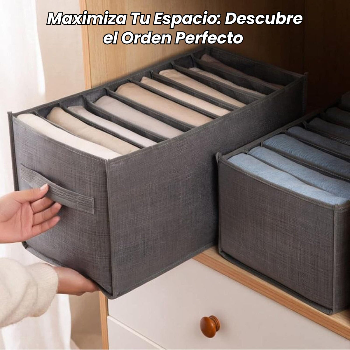 SnapSort™ - Organizador De Ropa Plegable