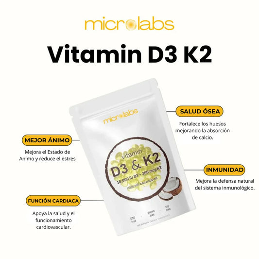 Alta - Potencia Vitamina D3 & K2 🔥OFERTA 2 X 1🔥
