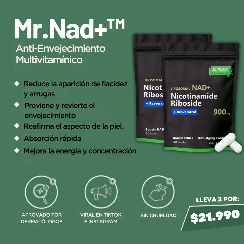 ActiveLife® NAD+ de Alta Pureza Anti-Envejecimiento TK