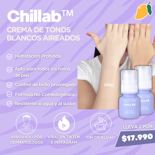 Chillab™ Crema de tonos blancos aireados