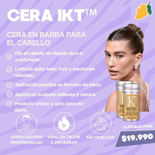CERA IKT™ CERA FIJADORA EN BARRA PARA EL CABELLO 2X1