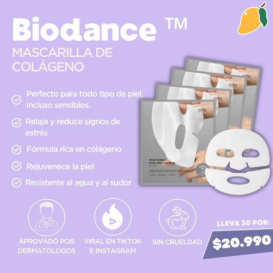 Biodance ™ Mascarilla de colágeno ⭐TRATAMIENTO PARA UN MES COMPLETO⭐