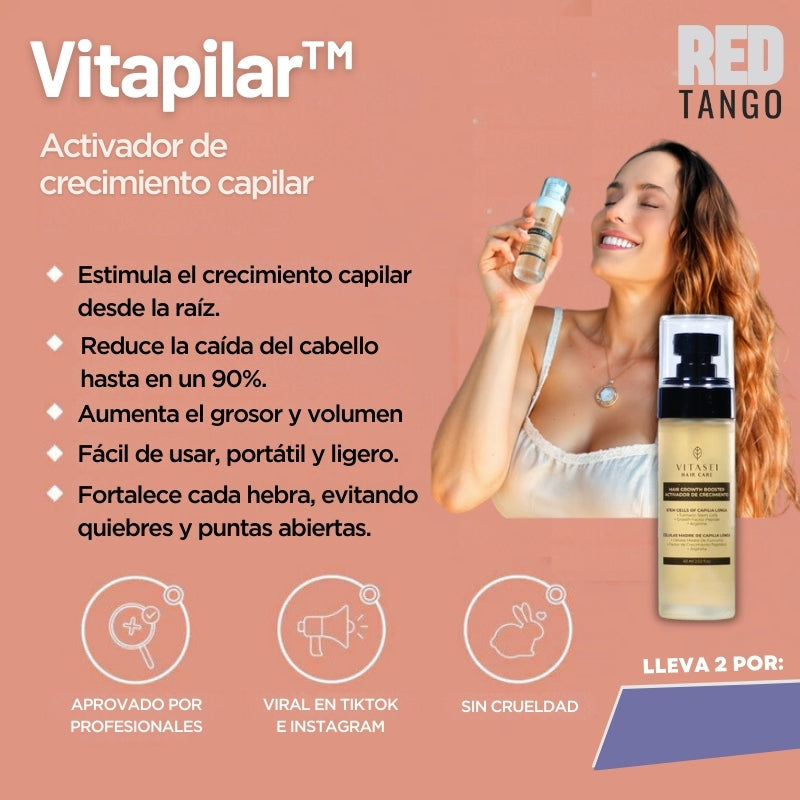 Vitapilar™ Activador de crecimiento capilar