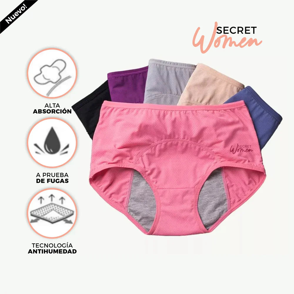 SecretWoman™: Calzones Menstruales Y Para La Incontinencia